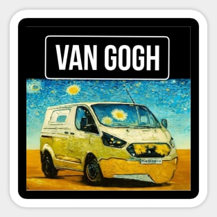 Transit Van Gogh Sticker